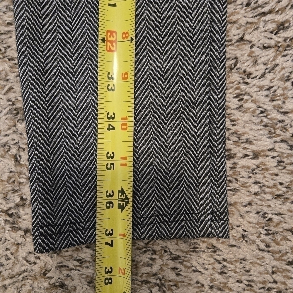 Ashley Blue Petite Black and White Stretch Pants Size Petite Medium - Picture 10 of 16